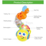 جغجغه کرم موزیکال هولا تویز - Image 3