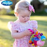 عروسک اسبی حلقه و مهره (صورتی) پلی گرو - Image 2