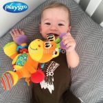 عروسک زرافه جغجغه ای بزرگ پلی گرو - Image 5