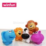 ست پوپت حمام حیوانات جنگل-(5عددی) وین فان - Image 3