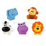 ست پوپت حمام حیوانات جنگل-(5عددی) وین فان - Image 4