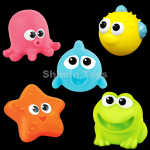 ست پوپت حمام حیوانات دریا-(5عددی) وین فان - Image 3