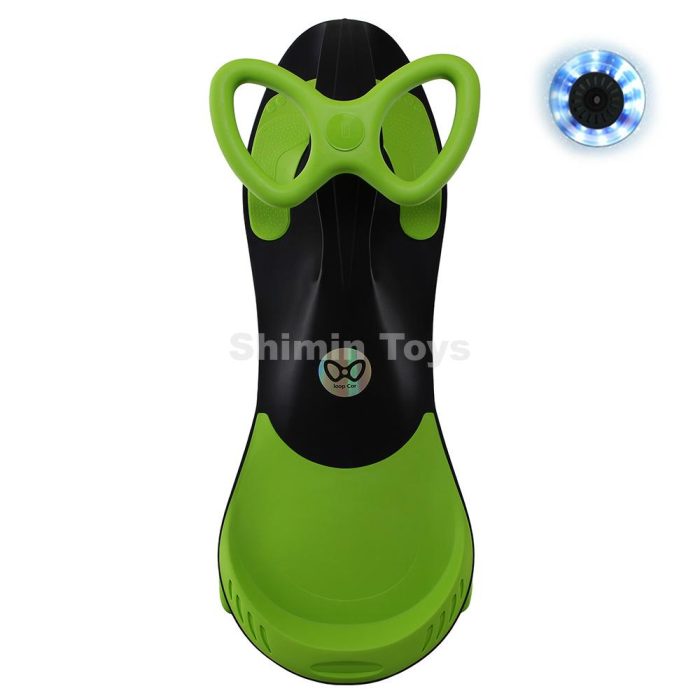 سه چرخه لوپ کار با چرخ LED (مشکی-سبز) - Image 2