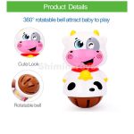 جغجغه حیوانات - (گاو) هولا تویز - Image 2