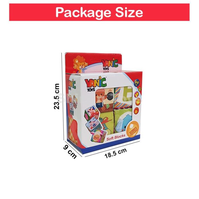 مکعب نوزادی طرح حروف یانیک - Image 3