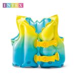 جلیقه نجات کودک طرح آبی و زرد اینتکس
